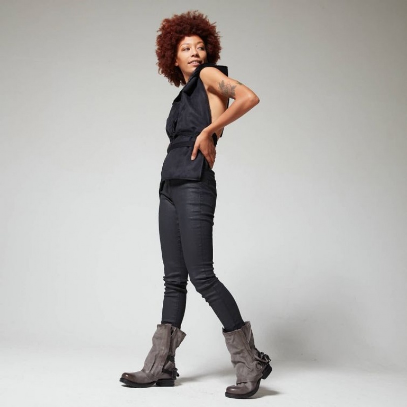 A.S.98 Saintec 259214 Ankle boots Dame Grå | NO-KMWBDA715