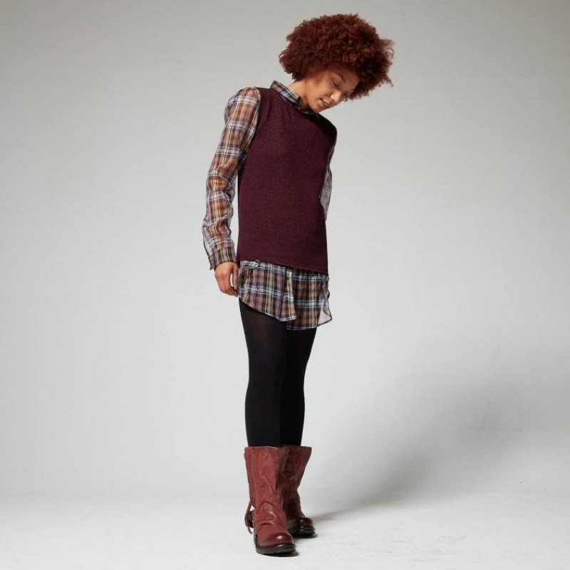 A.S.98 Saintec 259214 Ankle boots Dame Rød | NO-JGWYTU372