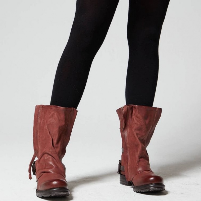 A.S.98 Saintec 259214 Ankle boots Dame Rød | NO-JGWYTU372