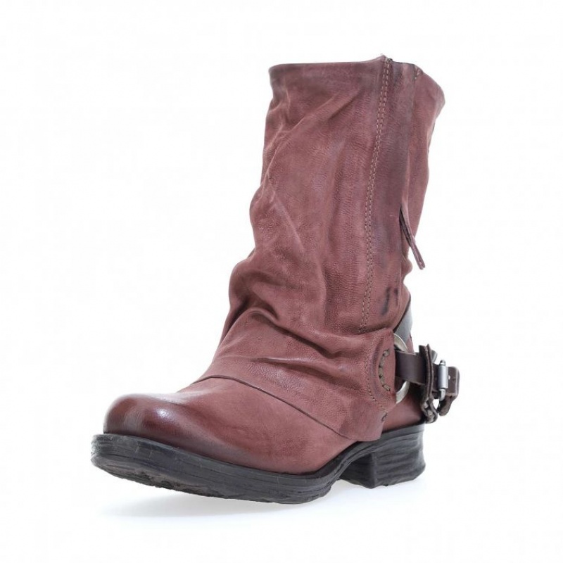 A.S.98 Saintec 259214 Ankle boots Dame Rød | NO-JGWYTU372