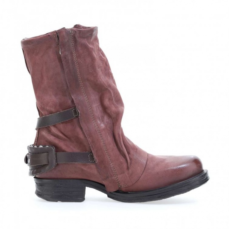 A.S.98 Saintec 259214 Ankle boots Dame Rød | NO-JGWYTU372