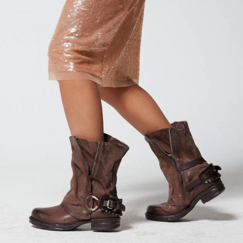 A.S.98 Saintec 259214 Ankle boots Dame Sjokolade | NO-FLNOMV214