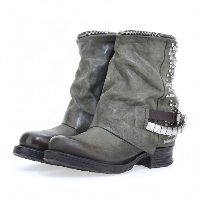 A.S.98 Saintec 259216 Ankle boots Dame Dyp Grønn | NO-ZADXJO184