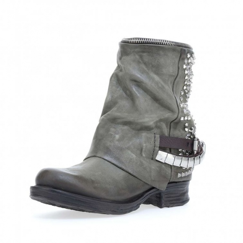 A.S.98 Saintec 259216 Ankle boots Dame Dyp Grønn | NO-ZADXJO184