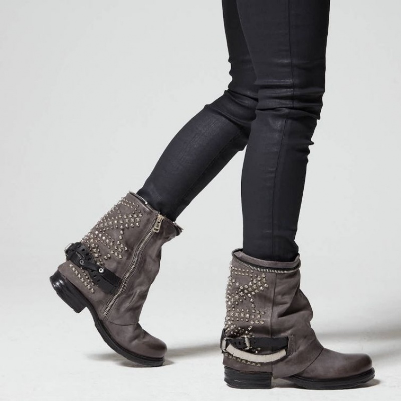 A.S.98 Saintec 259216 Ankle boots Dame Grå | NO-XMUNCT234