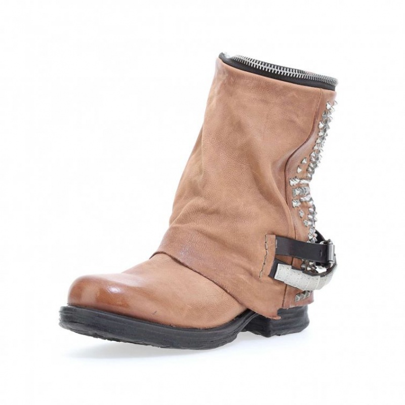 A.S.98 Saintec 259216 Ankle boots Dame Khaki | NO-JUGXIH659