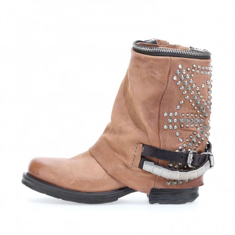 A.S.98 Saintec 259216 Ankle boots Dame Khaki | NO-JUGXIH659