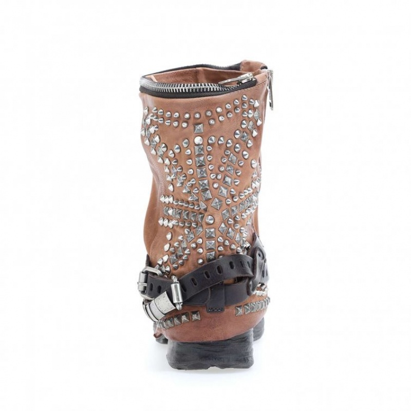 A.S.98 Saintec 259216 Ankle boots Dame Khaki | NO-JUGXIH659