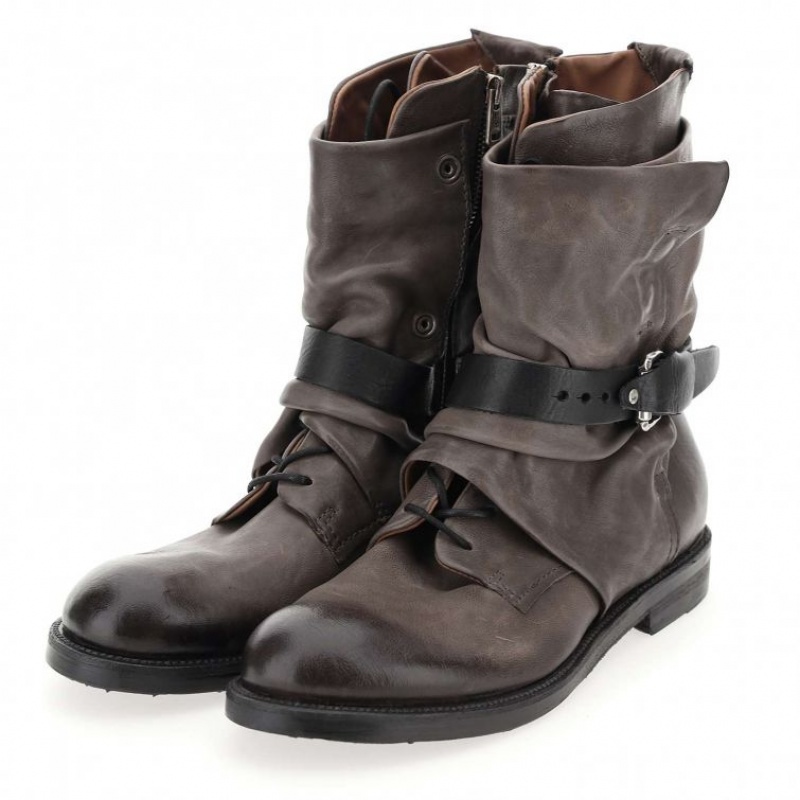 A.S.98 Samurai 347226 Ankle boots Herre Grå | NO-HOAGRY762