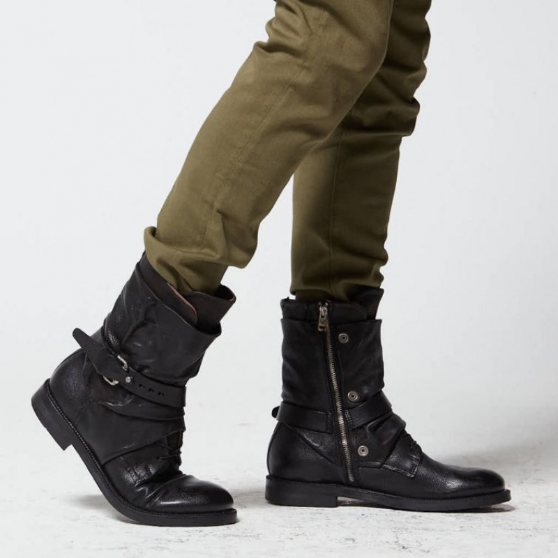 A.S.98 Samurai 347226 Ankle boots Herre Svarte | NO-XSYFCG827
