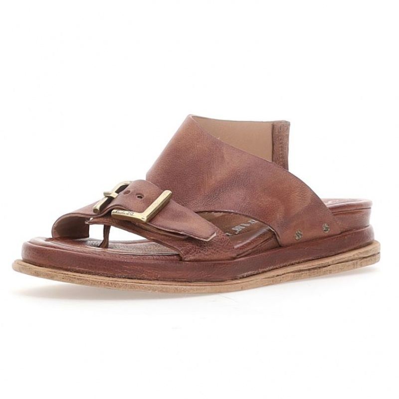 A.S.98 Sarah Sandaler Dame Khaki | NO-TREFUV543