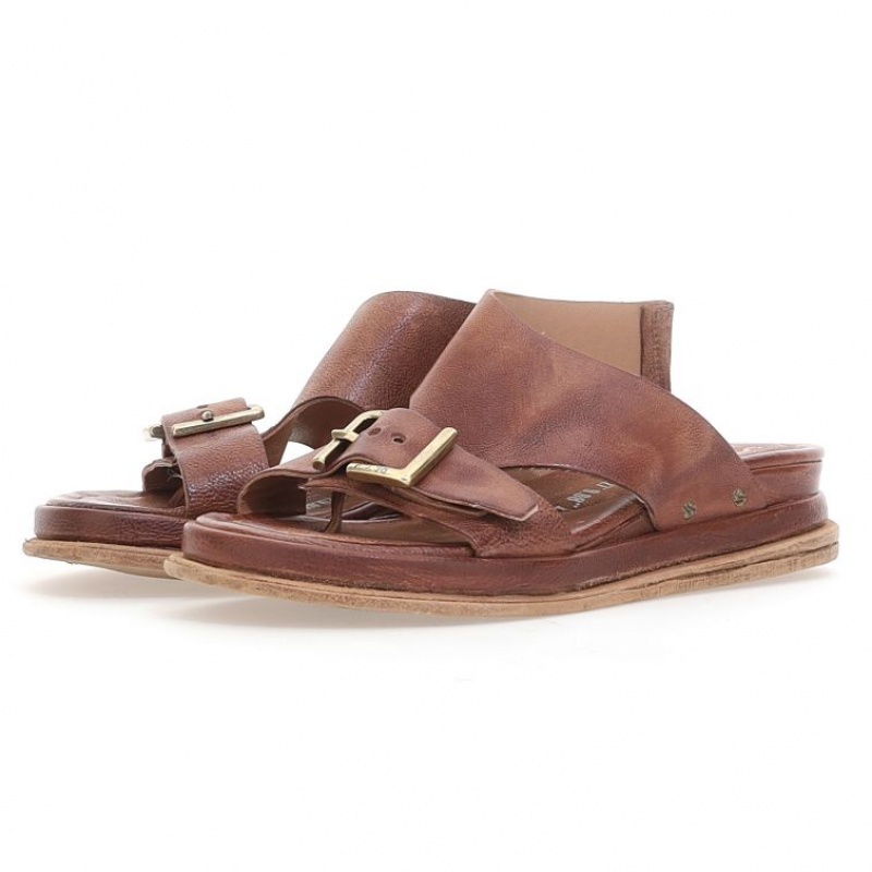 A.S.98 Sarah Sandaler Dame Khaki | NO-TREFUV543