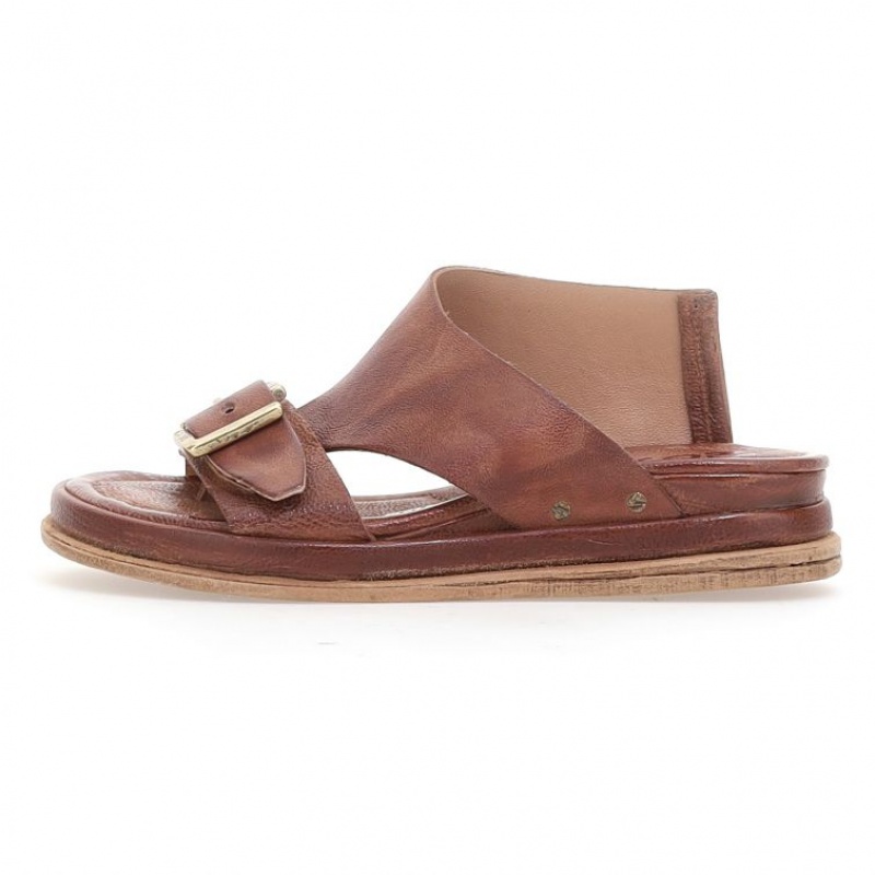 A.S.98 Sarah Sandaler Dame Khaki | NO-TREFUV543