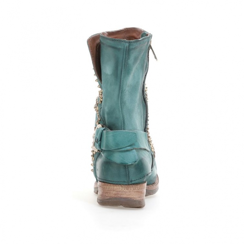 A.S.98 Shana Ankle boots Dame Grønn | NO-BQYAIX218