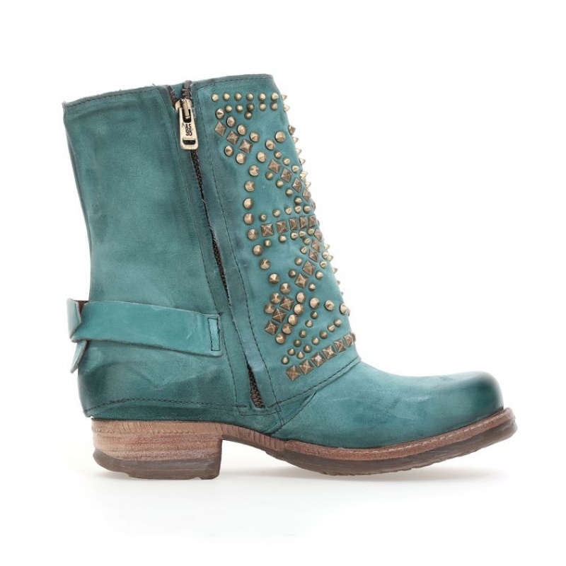A.S.98 Shana Ankle boots Dame Grønn | NO-BQYAIX218