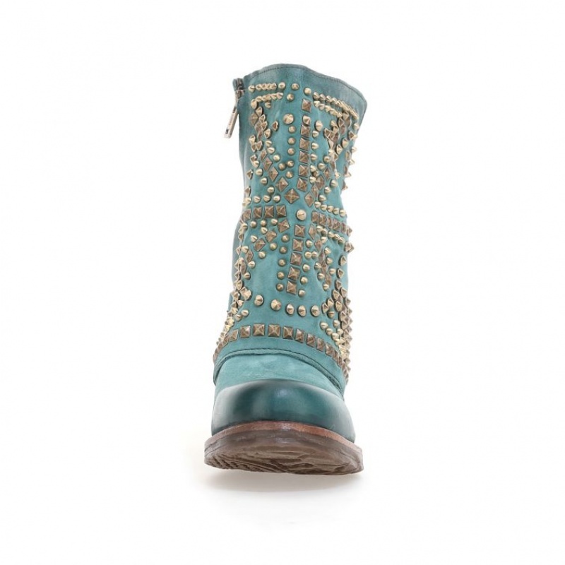 A.S.98 Shana Ankle boots Dame Grønn | NO-BQYAIX218