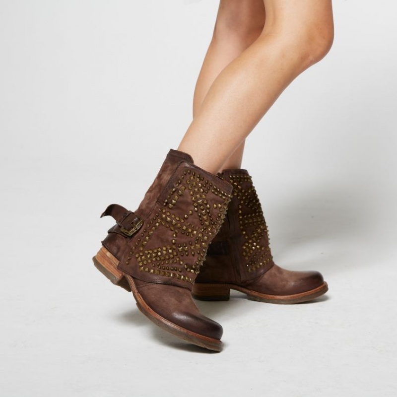 A.S.98 Shana Ankle boots Dame Sjokolade | NO-PMNSIR423