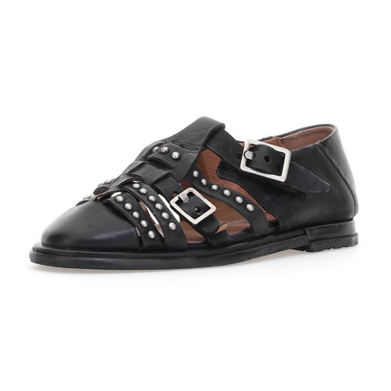 A.S.98 Tacita flat shoes Dame Svarte | NO-XURCPD528