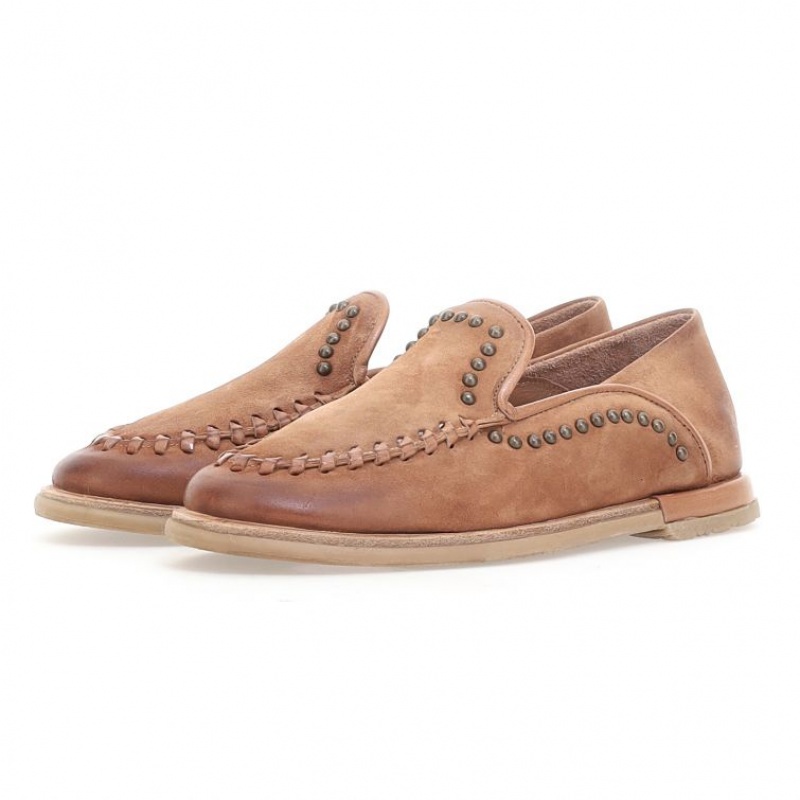 A.S.98 Tami flat shoes Dame Khaki | NO-BFCJSM172