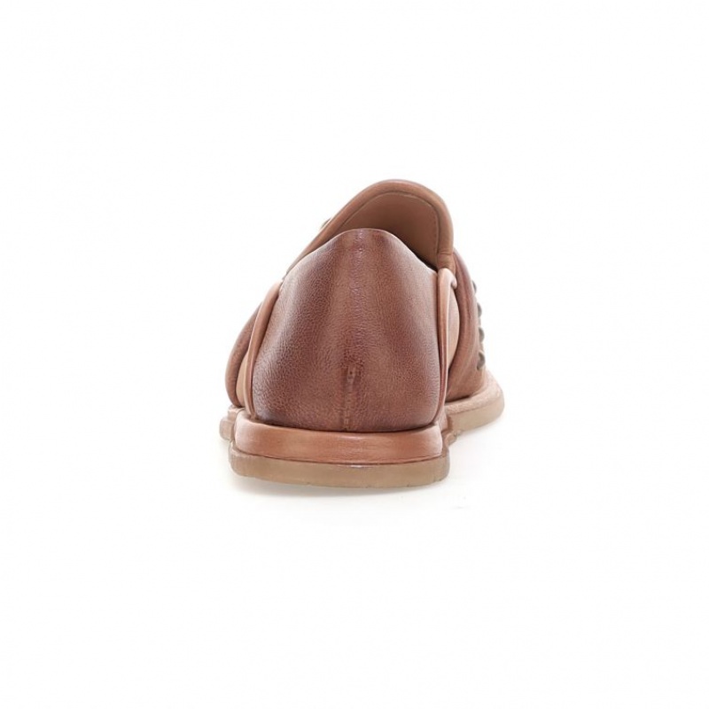 A.S.98 Tamika flat shoes Dame Khaki | NO-QCJZBS641