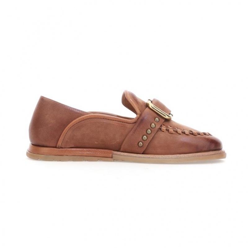 A.S.98 Tamika flat shoes Dame Khaki | NO-QCJZBS641