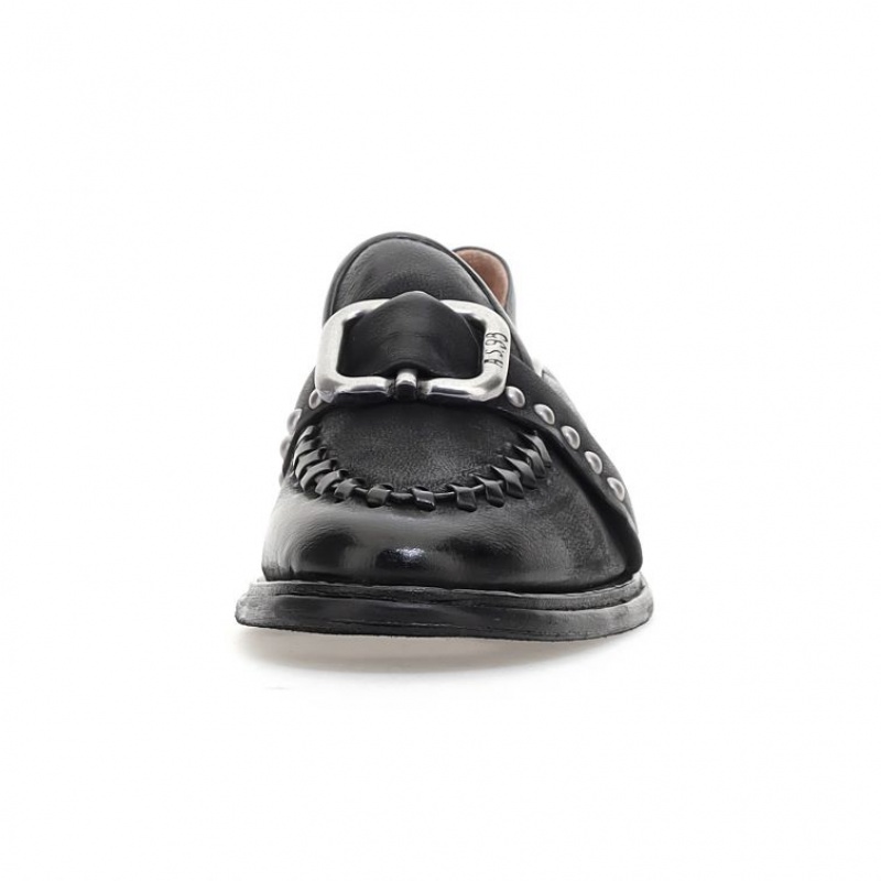 A.S.98 Tamika flat shoes Dame Svarte | NO-AHLGQS590