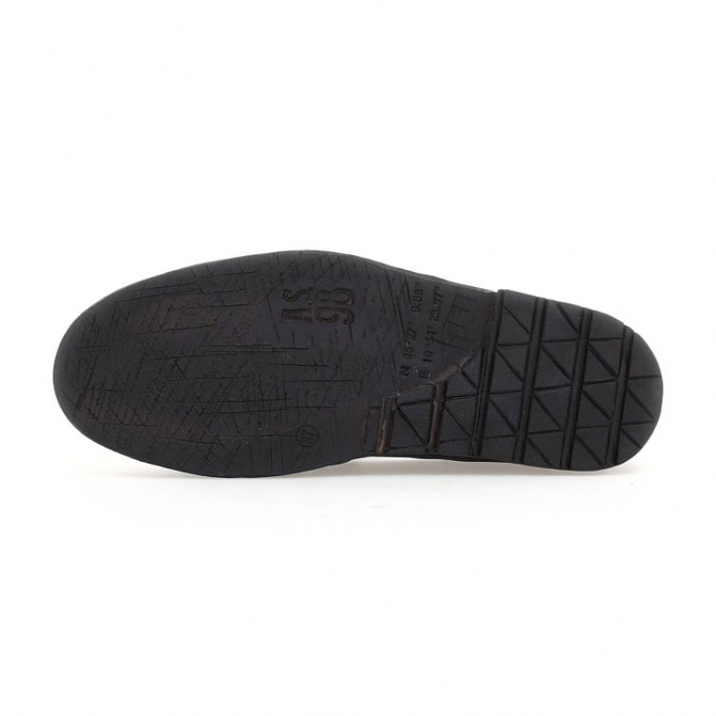 A.S.98 Tamika flat shoes Dame Svarte | NO-AHLGQS590