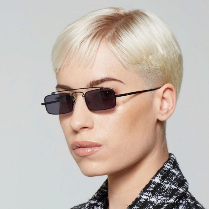 A.S.98 Taylor Solbriller Dame Svarte | NO-AGKPOY659