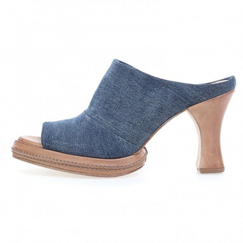 A.S.98 Vannie Mules Dame Blå | NO-VQSHBU632