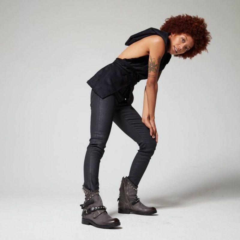 A.S.98 Verti 207239 Ankle boots Dame Grå | NO-PCROHI367