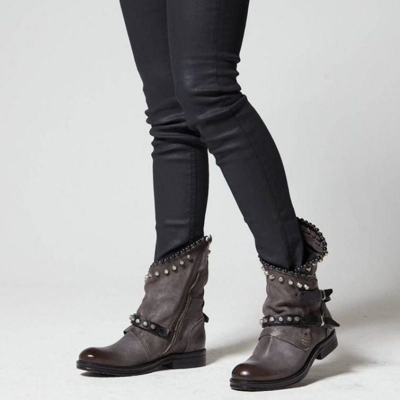 A.S.98 Verti 207239 Ankle boots Dame Grå | NO-PCROHI367