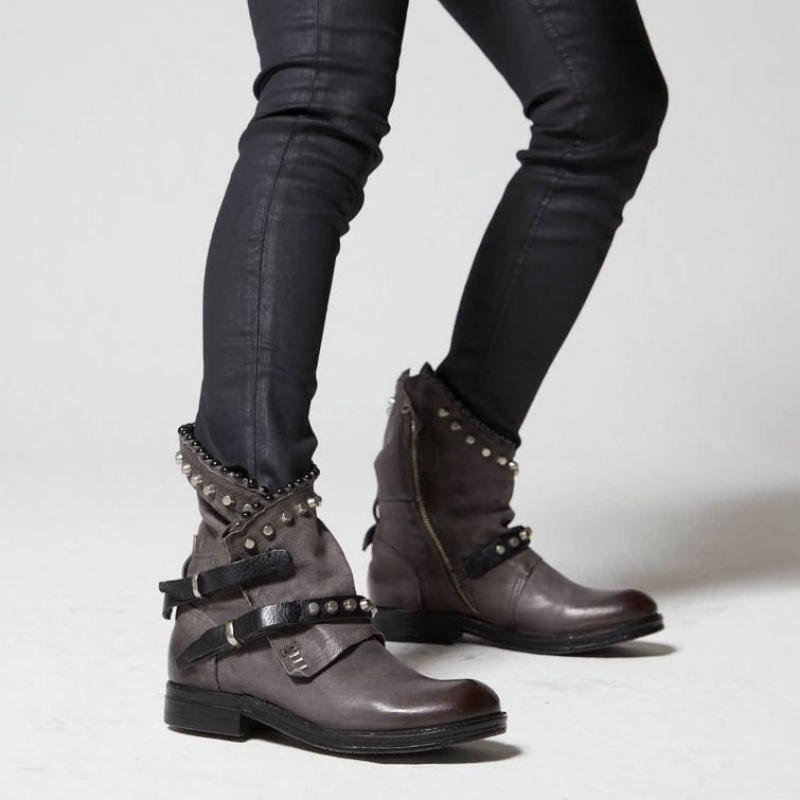 A.S.98 Verti 207239 Ankle boots Dame Grå | NO-PCROHI367