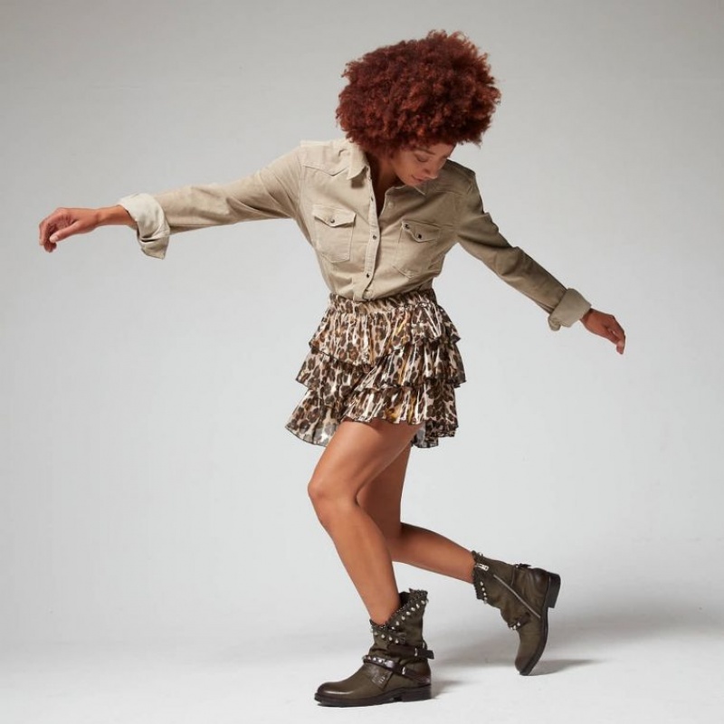 A.S.98 Verti 207239 Ankle boots Dame Grønn | NO-ELCFWQ981