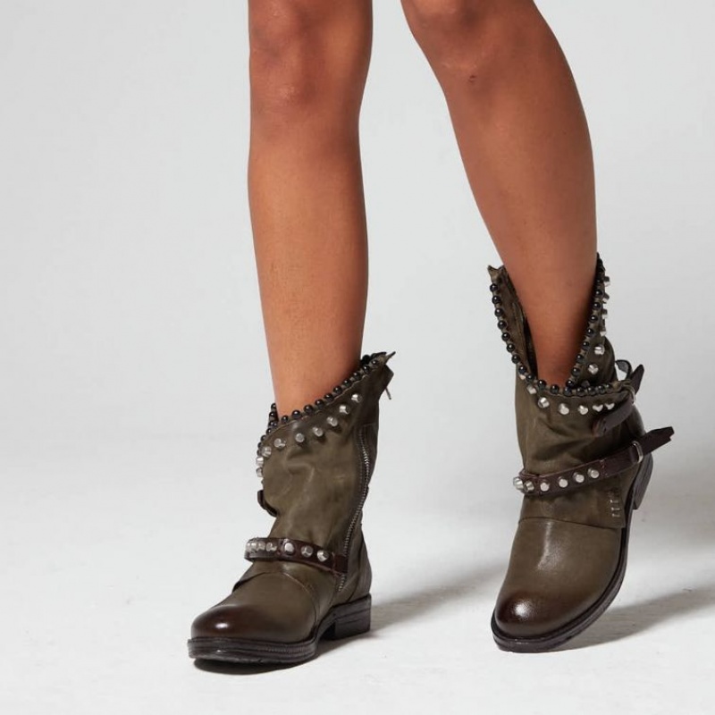A.S.98 Verti 207239 Ankle boots Dame Grønn | NO-ELCFWQ981