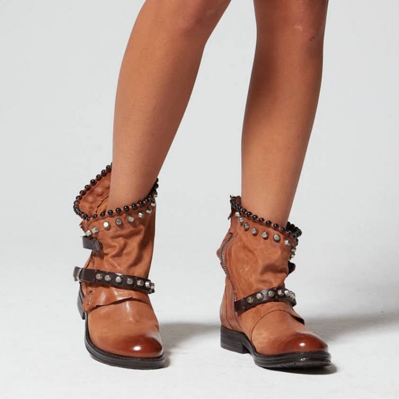 A.S.98 Verti 207239 Ankle boots Dame Khaki | NO-YTLIOV927