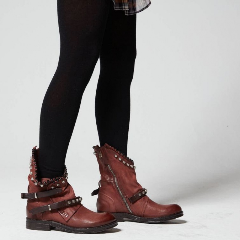A.S.98 Verti 207239 Ankle boots Dame Rød | NO-GOHBSD453
