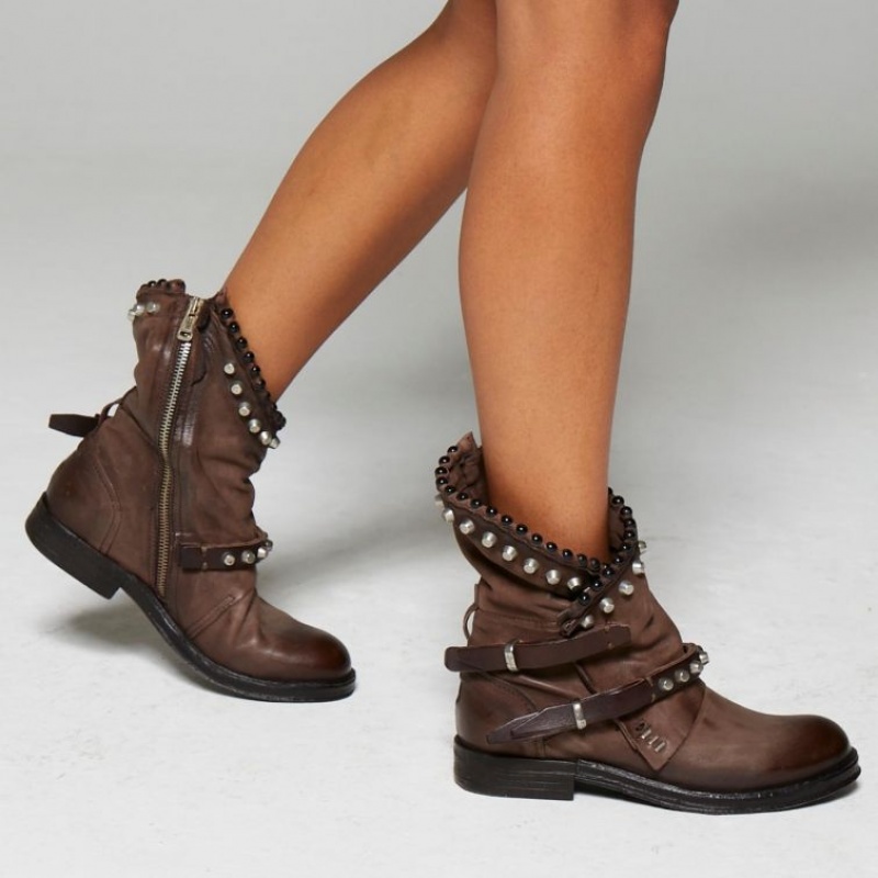 A.S.98 Verti 207239 Ankle boots Dame Sjokolade | NO-WNXUIT463