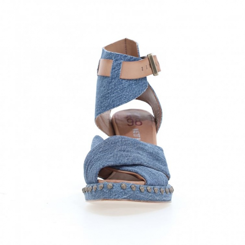 A.S.98 Voni Sandaler Dame Blå | NO-FVGUWB067