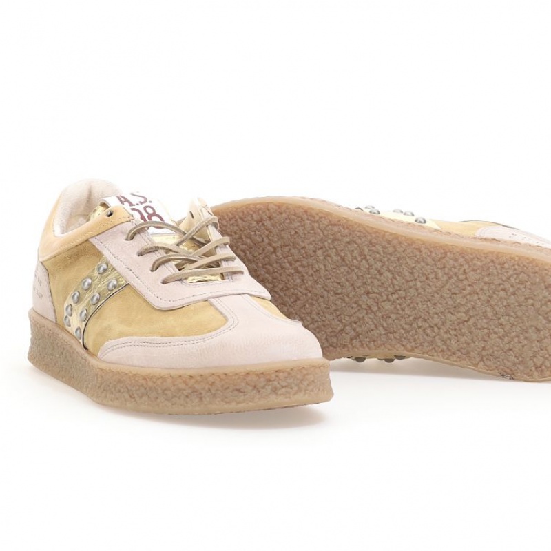 A.S.98 Waldo Sneakers Herre Gul | NO-ANDLSU832