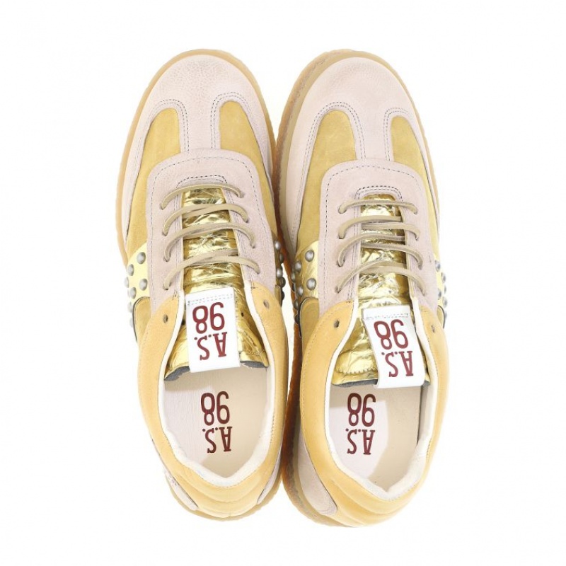 A.S.98 Waldo Sneakers Herre Gul | NO-ANDLSU832