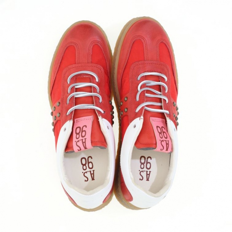 A.S.98 Waldo Sneakers Herre Rød | NO-PCYGQE963