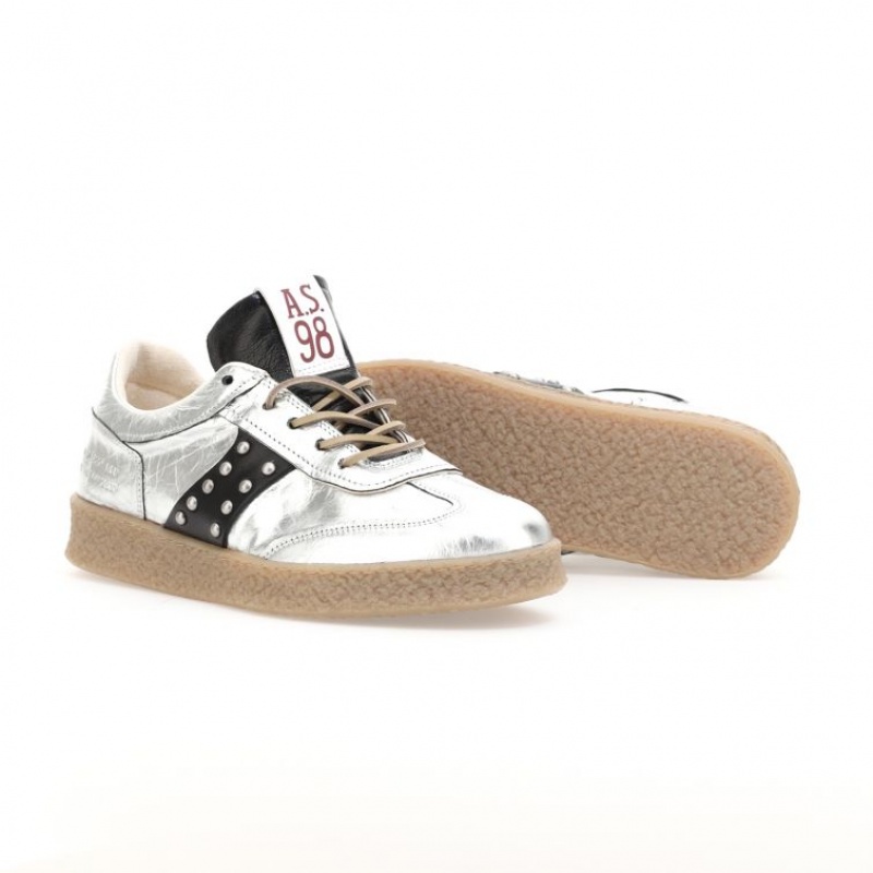 A.S.98 Waldo Sneakers Herre Sølv | NO-JERCTB129
