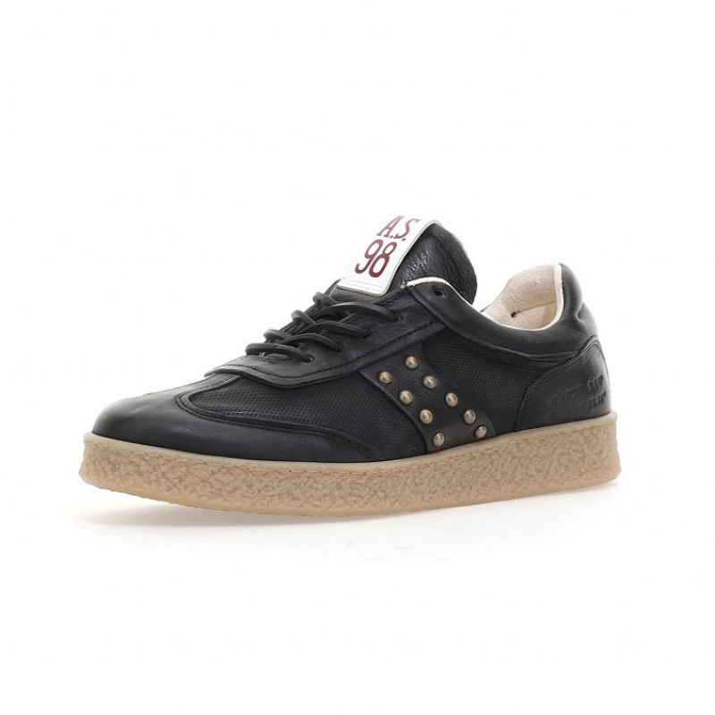 A.S.98 Waldo Sneakers Herre Svarte | NO-SOKTDC203
