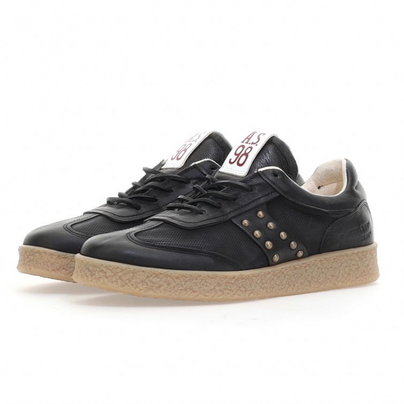 A.S.98 Waldo Sneakers Herre Svarte | NO-SOKTDC203