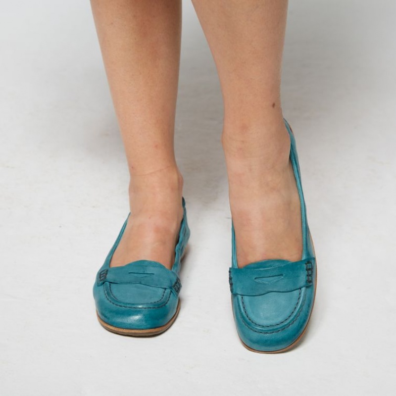A.S.98 Zavia flat shoes Dame Grønn | NO-ROACEU128