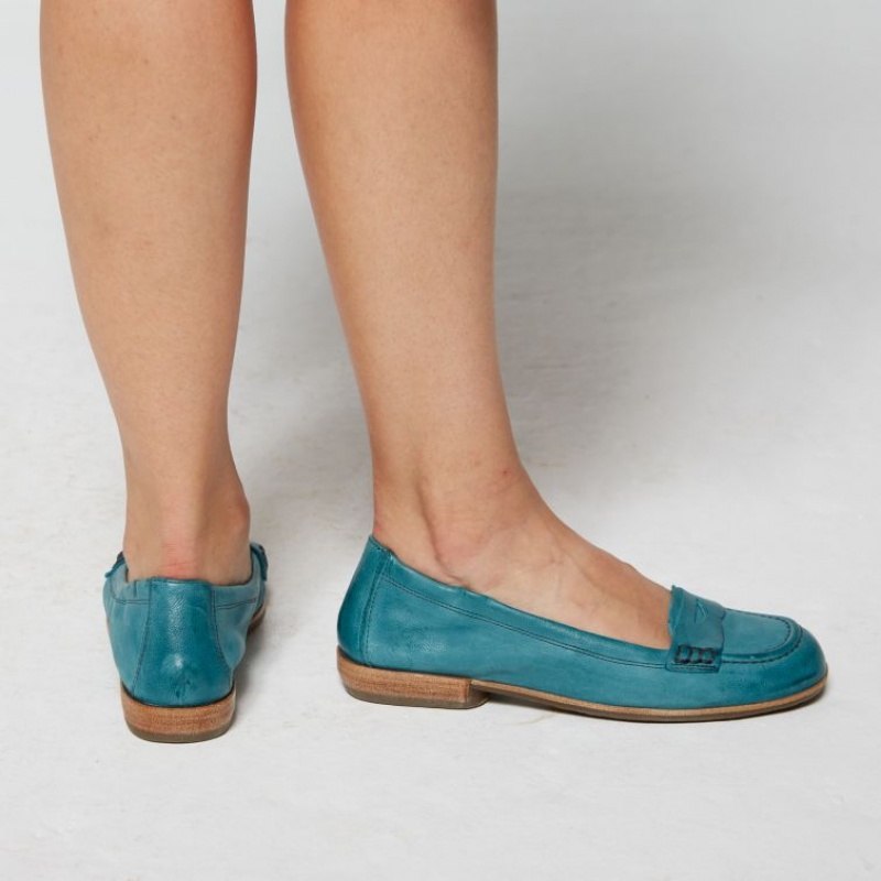 A.S.98 Zavia flat shoes Dame Grønn | NO-ROACEU128