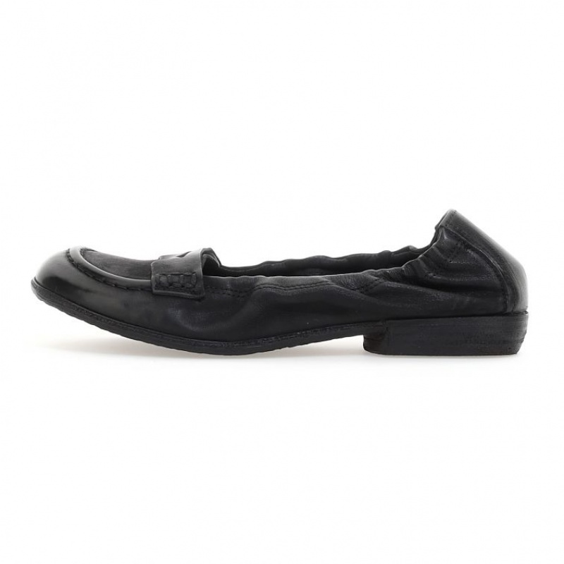 A.S.98 Zavia flat shoes Dame Svarte | NO-GYPHIQ826
