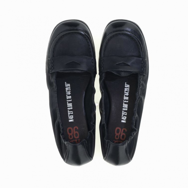 A.S.98 Zavia flat shoes Dame Svarte | NO-GYPHIQ826
