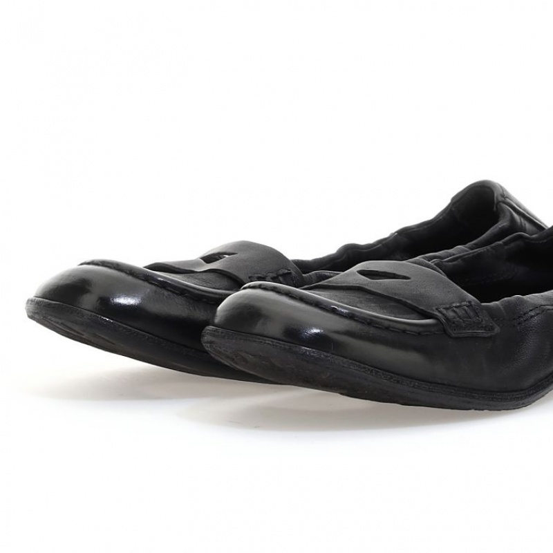 A.S.98 Zavia flat shoes Dame Svarte | NO-GYPHIQ826