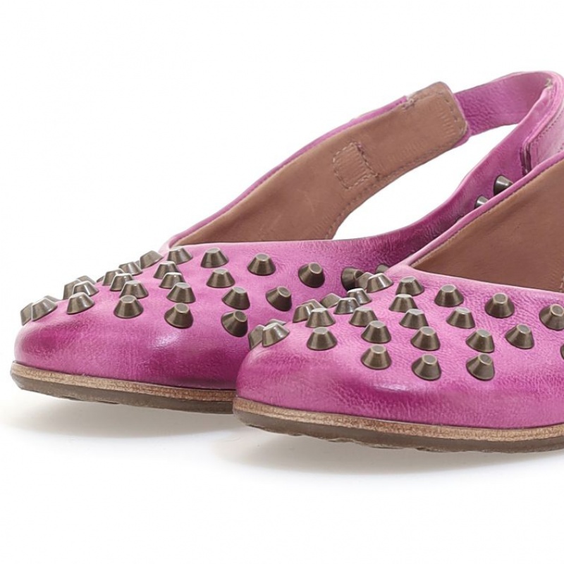 A.S.98 Zola flat shoes Dame Fuchsia | NO-QYFHJC519